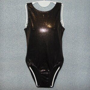 GK Shiny Gold Foil Leotard NoTag